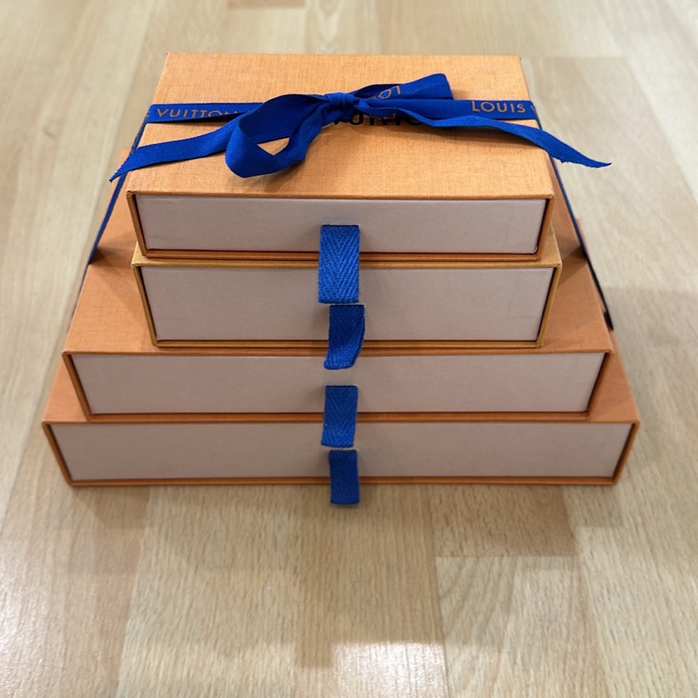 Louis Vuitton stacking boxes